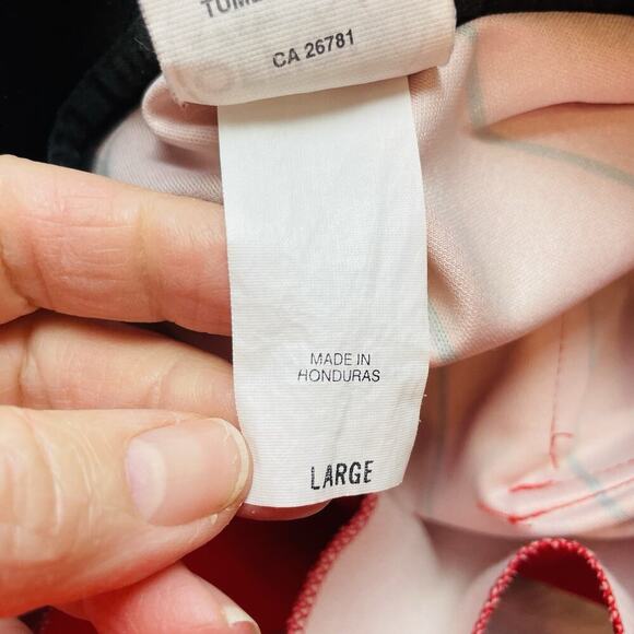 Official Sports Soccer Referee Jerseys (2) Size L Red Yellow Stripe 2004 Patch - Picture 5 of 13